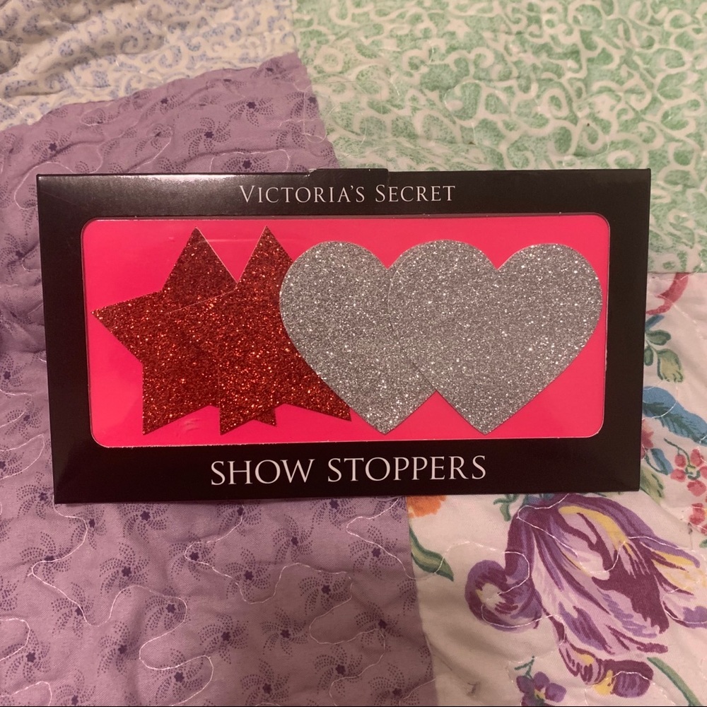 glitter heart & star pasties